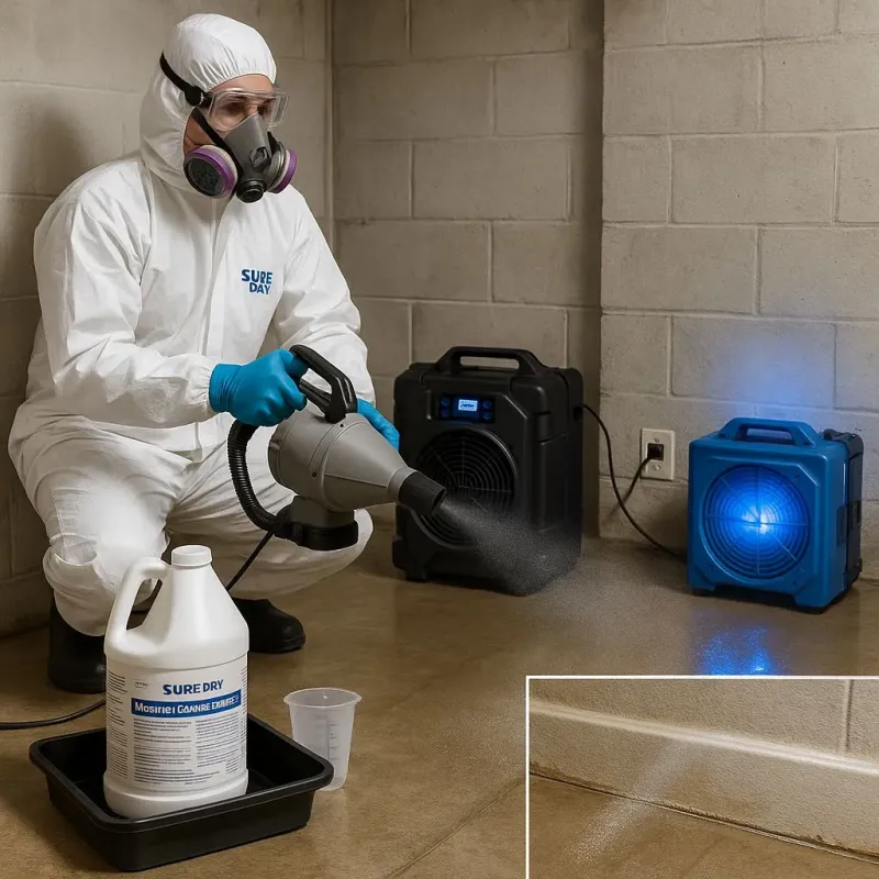 Sanitization and Odor Removal process in Olivet, NJ