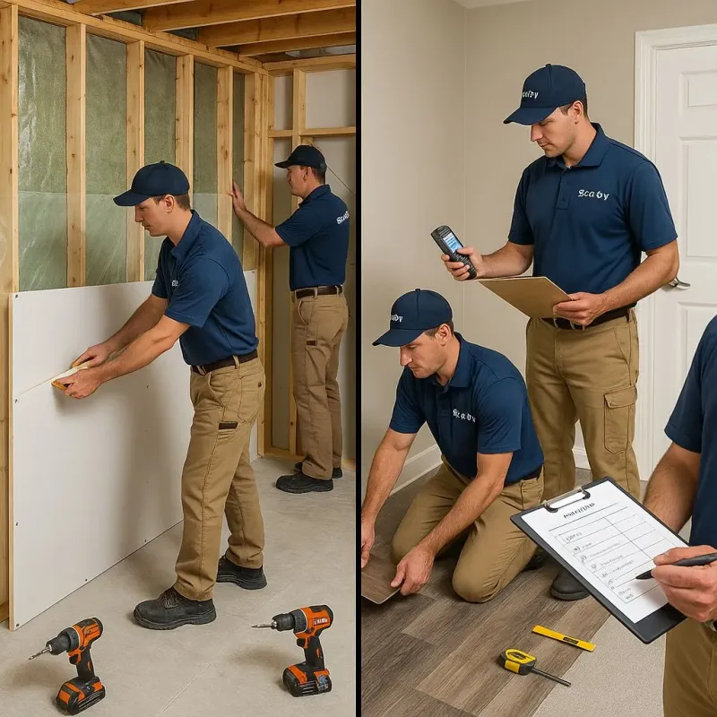 Repairs and Reconstruction process in Olivet, NJ